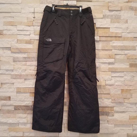 North Face Womens Snow Ski Pants Black Small Bibs Snowboard Winter Snowsuit Bib